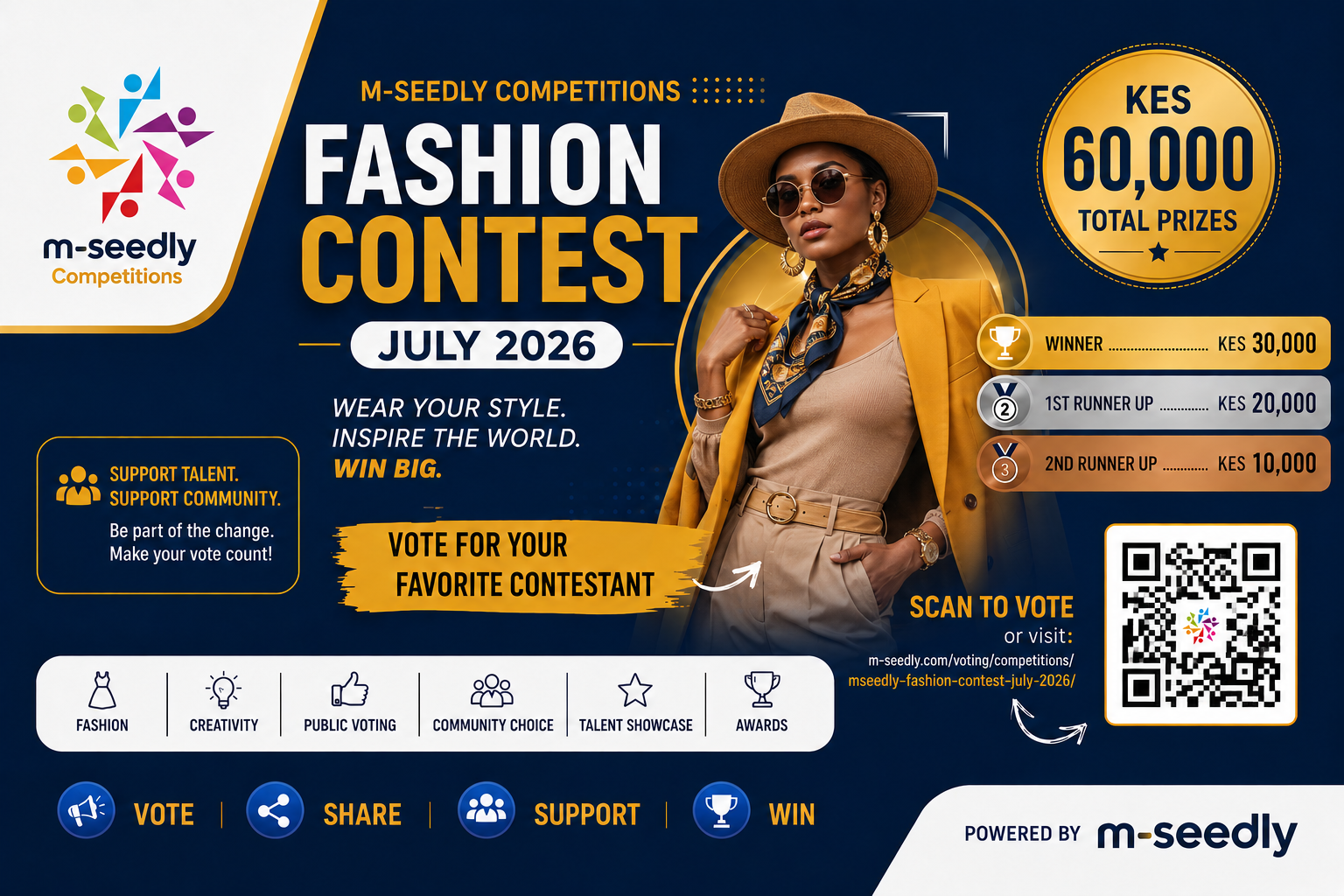 M-Seedly Fashion contest – July 2026