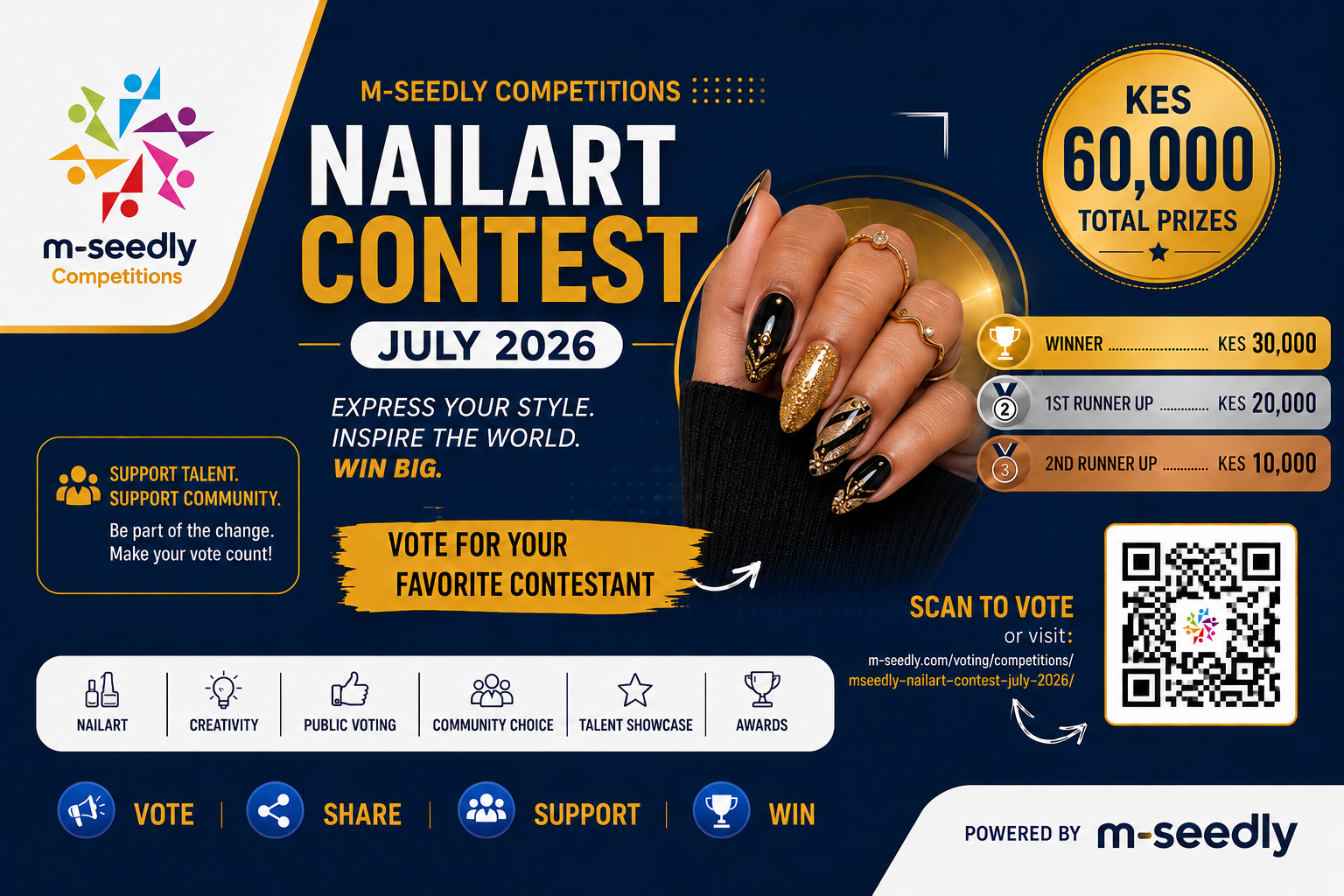 M-Seedly Nailart contest July – 2026