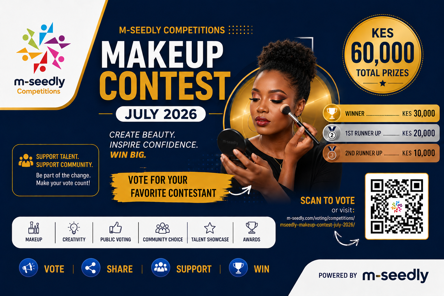 M-Seedly Makeup Contest July – 2026